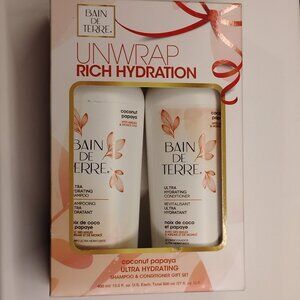 Bain de Terre Coconut Papaya Ultra Hydrating Shampoo & Conditioner Gift Set